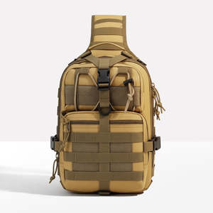 TitanEdge Tactical Bag with Molle System Zipper Closure Nylon/Polyester/Oxford Lining Fashion Sport Style for Cycling - Product Image 1