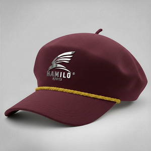 Gorra Deportiva Impermeable de 5 Paneles con Logotipo Personalizado Bordado al por Mayor, con Correa Ajustable y Diseño Liso en Venta - Product Image 4