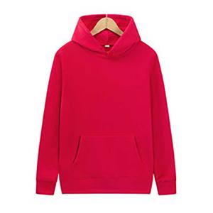 OEM personnalisé imprimé sérigraphie logo conception hommes femmes couleur unie tricoté polyester sweat à capuche lâche décontracté couleurs personnalisées - Product Image 2