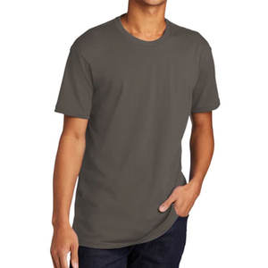 Camiseta de lona para hombre, corte Regular, alta calidad, bajo OEM, MOQ 100% algodón, camisetas lisas Unisex personalizadas, camisetas lisas informales de talla grande - Product Image 2