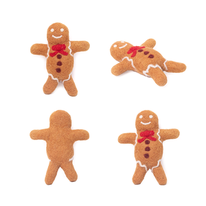 Figuras de Santa Claus Hechas a Mano de Fieltro de Algodón, Adorno Ecológico, Artesanía Tradicional Navideña, Decoración de Interiores, Figura de Juguete de Animal - Product Image 5