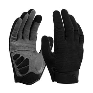 Unisex Full-Finger Cycling <b>Gloves</b> Custom Logo Polyester Cotton <b>Touch</b> Screen Function Breathable for Casual Outdoor Sports - Product Image 2