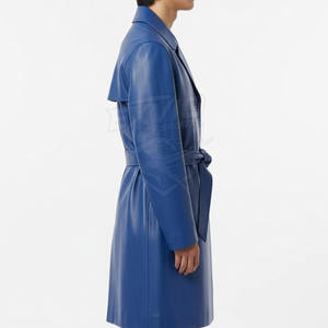 Abrigo de Cuero para Hombre, Transpirable, Más Vendido en Línea, para Uso en Exteriores, a la Moda, Cortavientos - Product Image 3