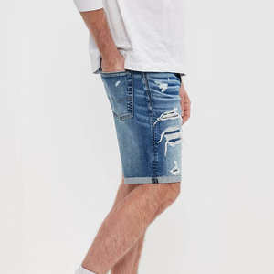 High Street Style Men's Jeans <b>Shorts</b> High Quality New Design in Solid Plain Color Plus Size Wholesale Price for Online Sale - Product Image 5