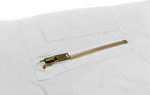 Chaqueta Bomber de Satén Personalizada para Hombre, Informal para Todas las Temporadas, con Tela de Mezcla de Poliéster de Secado Rápido y Decoración Bordada - Product Image 6