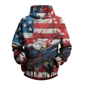 เสื้อสเวตเตอร์มีฮู้ดลายธงสำหรับผู้ชาย, เสื้อสเวตเชิ้ตมีฮู้ดทรงหลวมแนวสตรีทเสื้อ Y2k พิมพ์ลายกราฟิกสำหรับผู้ชายเนื้อผ้าที่มีน้ำหนักเบา - Product Image 4