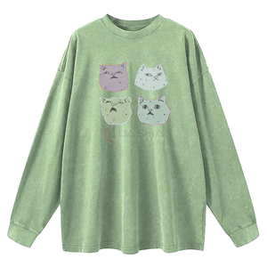 T-shirt en coton en gros, blanc uni, coupe ample, style décontracté pour hommes et femmes, été, logo, lettres, diamants, boutons imprimés - Product Image 2