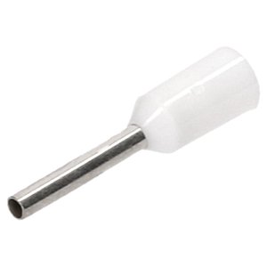 ปลอกหุ้มปลายลวด PKD510ซีเมนต์กันความร้อน0.5mm ² สีขาวยาว10มม./500ชิ้น - Product Image 1