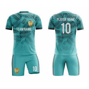 Haute Qualité Personnalisable Sports Football Jersey Football Uniforme Ensemble Vêtement Teint Technique 100% Polyester Séchage Rapide GANTS Ville - Product Image 6