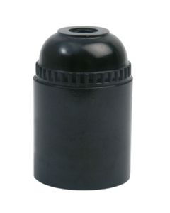 Portalámparas económico negro liso (Simon IL552910) - Product Image 1