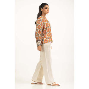 Chemisier Bohème pour Femme WM-BLS-SS25-201 Coupe Classique en Chiffon de Soie Ample Taille XL pour le Bureau – Hauts Printemps/Été/Automne - Product Image 5