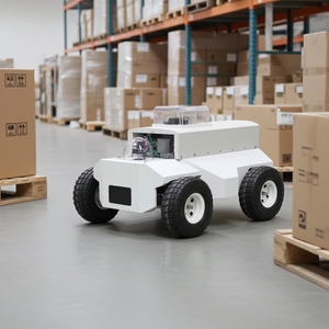 Smart Car Inspection Robot 4WD Suspension Wire Chassis Automatic Driving Ros Robot Ackermann Front Steering - Product Image 1