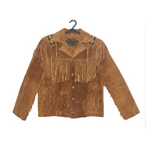 Oem Custom Service Long Length Women's Leather <b>Fringe</b> <b>Jacket</b> With Western Style Wholesale Fashionable Design <b>Fringe</b> <b>Jackets</b> - Product Image 1