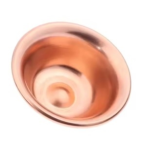 Tazón para Mezclar de Cobre Puro Hecho a Mano, Excelente Calidad para Cocinar en Casa y Fiestas - Product Image 1