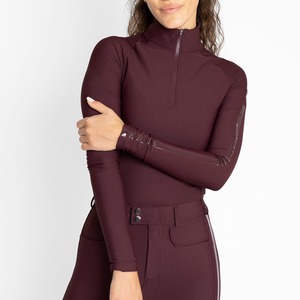 Camiseta de Manga Larga Personalizada para Equitación, Transpirable, de Secado Rápido, para Mujer, para Montar a Caballo, Corta por Encima de la Rodilla - Product Image 1