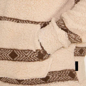 Sweat à capuche Sherpa pour homme, couleur unie, grande poche avant, chaud, respirant, tissu polaire écologique pour la marche hivernale et les tenues décontractées - Product Image 3