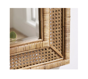 กระจกหวายติดผนังกระจกตกแต่งบ้านคาเฟ่ร้านอาหาร - Product Image 2