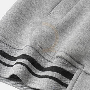 Chaqueta con letras para hombre de color sólido con cuello levantado, nuevo diseño, ropa de calle cálida para tela de lona de invierno con logotipo frontal - Product Image 5