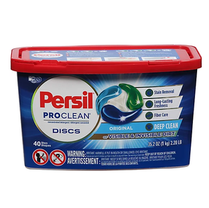 Persil Discs Détergent à lessive original Pacs Poudre à laver parfumée pour vêtements et tapis Caractéristiques stockées - Product Image 6
