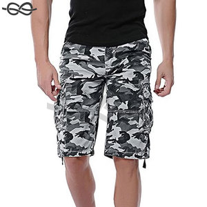 Short cargo camouflage pour hommes Short en coton élégant et durable inspiré Activités de plein air Tenue décontractée Aventure Gym - Product Image 2