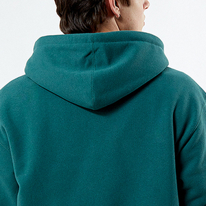 Sudadera con capucha de algodón grueso de bajo MOQ para hombre, diseño personalizado con logo, impresión digital y bolsillos frontales. - Product Image 5