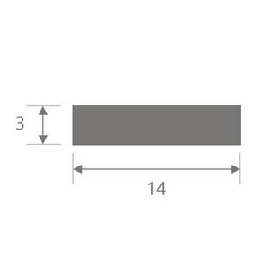 Guarnizione piatta 14x3 mm PVC - Product Image 4