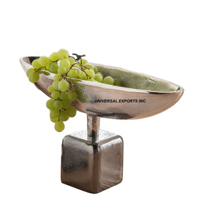 Bol à chocolat en aluminium de luxe forme ronde bol à bonbons fait à la main top vente nouveau bol à chocolat de luxe - Product Image 1