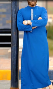 Túnica Casual para Hombre Estilo 2025, con Capucha, Larga hasta el Suelo, Manga Larga, Algodón, Precio al por Mayor, Alta Calidad, Modesta, Islámica, Talla Adulto - Product Image 5