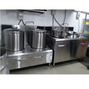 ใหม่กระทะไฟฟ้า2หัว8KW/3P เครื่องเหนี่ยวนำในโรงแรมอุปกรณ์ครัวเชิงพาณิชย์การกลับน้ำโลหะ - Product Image 3