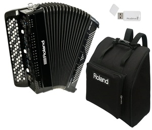 ENVÍO EXPRÉS PARA Acordeón Roland FR-4 X BK V-Accordion (Negro, con Teclas) - Product Image 2