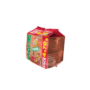 บะหมี่กึ่งสำเร็จรูปรสหมูทอด ฮาส ขนาด 280 กรัม แพ็คครอบครัว ปรุงเร็ว - Product Image 1