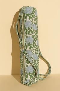 Tapis de yoga indien matelassé fait à la main en coton sac de sport écologique et durable Yogini transporteur dame mode luxe voyage Boho épaule - Product Image 3