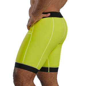 Pantalones Cortos de Compresión de Alto Rendimiento para Hombre, Material de Poliéster/Nailon, Cintura Elástica, Protección Anti-UV para Gimnasio, OEM - Product Image 3