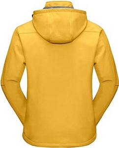 Veste Softshell avec capuche, veste imperméable, vestes doublées, randonnée en plein air - Product Image 6