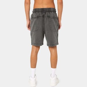 Custom Drawstring Shorts <b>Jogger</b> Men Cotton Heavyweight Shorts Male Side Pocket Vintage Acid Wash Shorts gym <b>Cheap</b> Price - Product Image 4