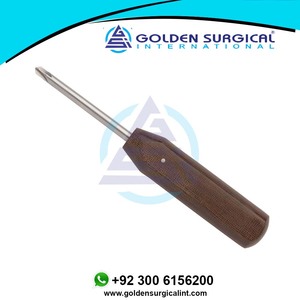 Tournevis à tête cruciforme, manche Tufnol, outils de forage orthopédiques de reconstruction de 250mm, vente en gros - Product Image 5