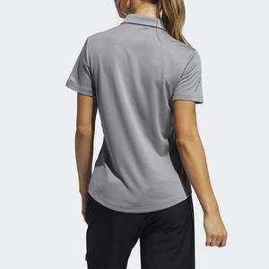 Personalizado de las mujeres respetuoso con el medio ambiente gris para Polos transpirable de punto de poliéster Spandex Casual Wear suave y sostenible - Product Image 3