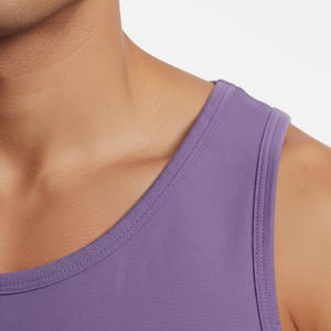 Débardeur d'entraînement pour hommes, fournisseur d'usine OEM, vente en gros sur mesure sans manches, vêtements de sport, fitness, gilet musculaire, mode sportive décontractée - Product Image 6