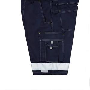 Venta al por mayor alta visibilidad pantalones cortos de seguridad ropa de trabajo para hombres alta visibilidad cinta reflectante seguridad ropa de trabajo pantalones cortos para hombres - Product Image 4