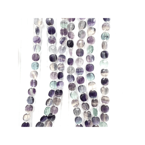 ลูกปัดฟลูออไรต์ธรรมชาติหลายชั้นขนาด17นิ้วรูปทรงกลมขนาดประมาณ6มม. วัสดุหินพรีเมี่ยมสำหรับทำเครื่องประดับ - Product Image 6