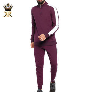 Survêtement personnalisé en coton 100% pour l'hiver, dernier design, avec fermeture éclair, pantalon de jogging pour homme, ensemble 2 pièces, haute qualité - Product Image 4