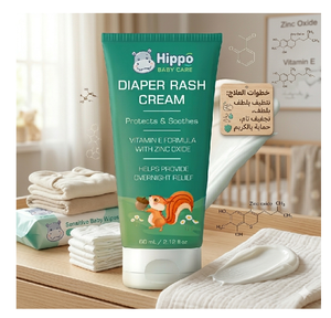 Crema para la Dermatitis del Pañal al por Mayor, Crema Suave para el Cuidado de la Piel del Bebé, Cuidado del Área del Pañal, Proveedor de Marca Privada OEM ODM - Product Image 4