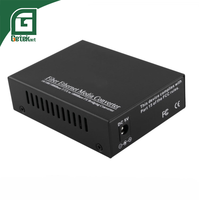 GETEKnet OEM Mini Dual Fiber SM GPON Ethernet Tipo de avance Convertidor de medios 5G 25KM Fibra óptica industrial Gigabit 10/100/1000