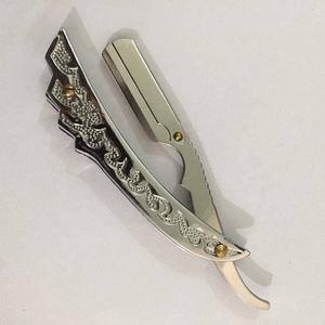 Gray Rocks Noir Élégance Précision Bord Droit Barbier Rasoir Élégant Professionnel En Acier Outil Soins Personnels Logo OEM - Product Image 2