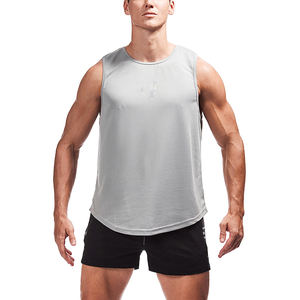 Camiseta sin mangas de secado rápido con logotipo personalizado para gimnasio y fitness - Product Image 5