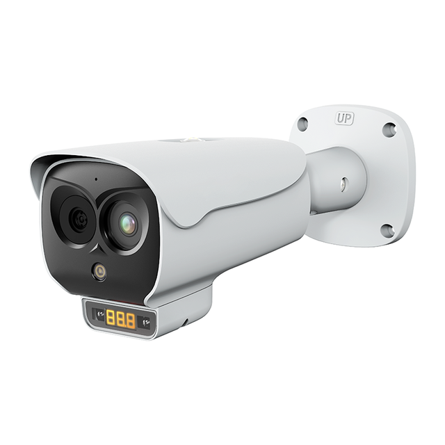 AI Bi-spectrum Thermal Optical Infrared Imaging Camera with CMOS Sensor Cloud NVR Storage Security Smoking Fire Point Detection