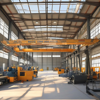 Pont roulant à double poutre de 10 tonnes, haute qualité, usage intensif, avec palan à câble, fabricant INOVIC CRM, Inde |   Grue industrielle