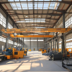 ผู้ผลิตเครนเหนือศีรษะแบบคานคู่คุณภาพสูงสำหรับงานหนัก 10 ตัน จากอินเดีย |   เครนคลังสินค้าอุตสาหกรรม ระยะ 20 เมตร INOVIC - Product Image 1