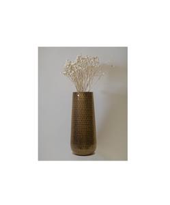 Luxueux vase à fleurs en métal doré poli design parfait pour centre de table de luxe avec compositions florales de qualité supérieure - Product Image 4