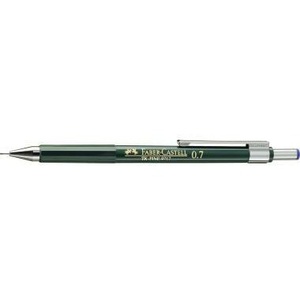 Lápiz Mecánico Faber-Castell TK-FINE 9717 0.7mm HB, 3 Minas Finas Verde Oscuro Incluidas, Producto de Calidad de FABER-CASTELL - Product Image 1